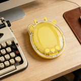 PC Protective Case Simple Shockproof Crystal Clear Protective Shell Anti-Scratch with Dustproof Cover for Tamagotchi Connection