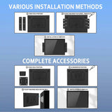15" 1024x768 Industrial Resistive Touch LCD Monitor H/D VGA DVI Input Port 15inch Lcd Touch Monitor