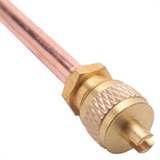 80 Valve 1/4 Inch SAE X 1/4 Inch OD X 4 Inch Stem Core AC Refrigeration