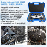 Land Rover Jaguar Evoque Diesel Vehicle Timing 2.0T 2.0 I4 Engine Timing Special Tool Set Engine Tools Camshaft Locking Tool