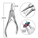 Stainless Steel Flaring Pliers Tattoo Supplies Portable Closing Pliers Puncture Auxiliary Tools Tattoo Accessories Beauty Tool