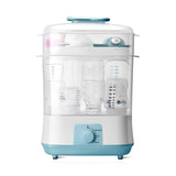 Baby Bottle Steamer, 2-in-1 Bottle Steamer and Dryer, Easy One-Dial Control Electric Steam Bottle Dryer for Baby Bottles TOOL