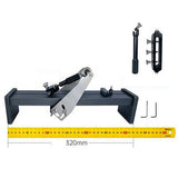 Multifunctional Fixed Angle Knife Sharpener Adjustable Professional Grindstone Sharpening Frame Whetstone Tool + 3 Types Fixture