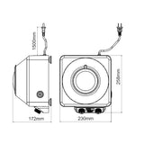 Digital Centrifuge Lab Blood Centrifuge PRP Centrifuge Machine 6PCS 15ML Centrifuge Tube 0-40000RPM 0-60MIN