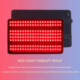 Red Light Therapy Belt for Weight Loss & Pain Relief - Infrared Lipo Wrap with 660nm & 850nm Wavelengths, Wearable Waist Massage