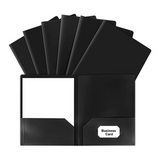 Folders With Pockets, 25 Pack 2 Pocket Folders Fit Letter Size, File Folder With Pockets For School Office Home