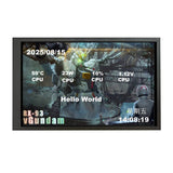 7in 800x1280 IPS LCD Monitor for CPU GPU PC Case & Built in Picture Video Theme