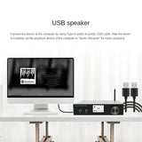 Professional karaoke digital amplifier with Bluetooth home 2X50W wireless amplifier decoding.