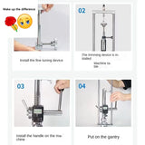 Spring Compression Testing Machine Force Meter Tension Pressure Push Pull Load Test Tool for Engineering And Manufacturing