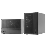 L8 8-Bay+3 NAS Chassis Case, ATX/MATX Memory Server Chassis Compatible with 315mm GPU Black