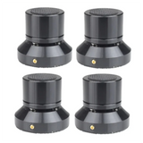 Speaker Isolation Stand Lead Alloy Adjustable Tray Pad  Ball Foot Speaker Stand Isolation Feet Spike Black Easy Install