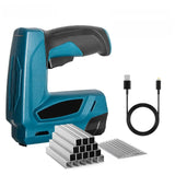 4V Electric Nail Gun Home Use Industrial Grade Cordless Nail Gun Cordless Staple Gun Brad Naile with USB Charger
