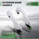 For VW Touareg 2019-2026 Left+ Right Exterior Door Handle 760837205 760837206 White