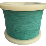 0.07x7 Strands Of Natural Silk-Wrapped Copper Yarn With Multiple Strands Sell Liz Yarn With Green White Yarn