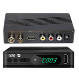 HD TV Boxs DVB-T2 TV Tuner Digital TV Decoder Terrestrial Satellite TV Receiver HEVC DVBT2 H. 264 USB Set Top Box