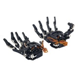 Robot Mechanical Claw Clamper Arm Five Fingers Right Hand & Left Hand with Servos for Robot DIY Assembled