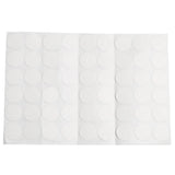 Wardrobe Cupboard Self-adhesive Screw Covers Caps Stickers 54 in 1 White LZB