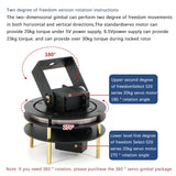 2D Servo 270 Degree 2D Electric Pan Tilt Bearing Bracket Camera With Flat Screw DIY Kit