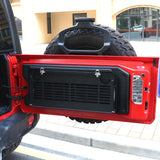 Suitable for Jeep Wrangler Rear Panel Foldable Luggage Rack Outdoor Equipment Car Simple Rear Door Desk Storage Rack