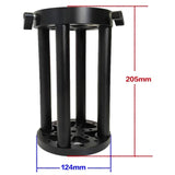 Telescope height riser adapter for astronomical photography - Quick release equatorial mounting bar column