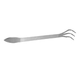 Bonsai Rake Root Rake Stainless Steel Root Rake 3-Prong Loosen Soil Bonsai Tree Tools with Ergonomic Handle Stainless Steel Rake