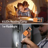 5000Mah Emergency Solar Power Radio USB Charging Hand Crank Dynamo Flashlight FM AM WB NOAA Weather Radio Power Bank