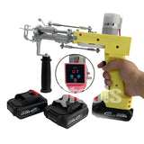 Tufting gun 2-in-1 new lithium battery wireless tufting gun digital display screen with 10 speed adjustable