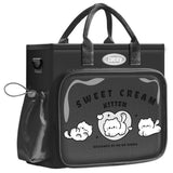 High Quality Thick Tutoring Bag Waterproof Portable Backpack Transparent Large Capacity Handbag School Office