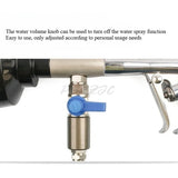 Air Water Mixing Double Tube Foam Gun Double Row Drum Double Line Drum Foaming Cleaning Gun Car Washing Foam Gun Tool