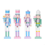 New Christmas Decorations Nutcrackers Ornament,Wooden Nutcrackers Figures Gift