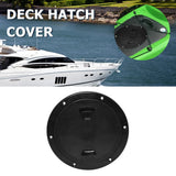 4/6/8 Inch Boat Hatches Deck Plate Round Deck Inspection Access Hatches Cover Non Slip Detachable for Marine Boat Yacht