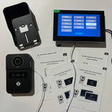 7 Inch Tuya Smart Wifi Video Entry Phone Intercom System 1080P 2 Wire Home Video Doorphone Doorbell RFID Card Unlock Apartment
