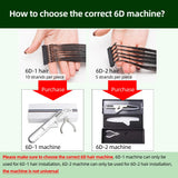 T 6D Hair Extensions Machine 5 pins 10 pins Human Hair Connector Kits 6D Micro Link Remove Hair Plier Salon Tools Set