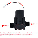DC Hydro Generator DC0-18V 3.5W Water Flow Generator Turbine Generator Hydroelectric Tap Water Flow Hydraulic DIY Generator