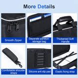 Carrying Case For PS5 Slim, Large Capacity Travel Case Storage Bag For PS5 Console,Controller,Headset,Other Accessories