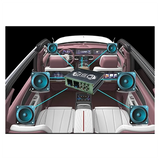 DSP Digital Audio Amplifier 4 In6 Out Audio Processor Enhancement Sound Quality Effect