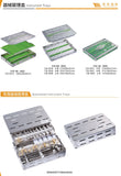 Medical Equipment Stainless Steel Lab Mirror Cassette Sterilization Trays for Orthodontics Photography Mirror