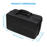 B27B Carrying Case For PS5 PRO Gaming Console Travel Storage Bag With Adjustable Shoulder Straps And Comfort Handle