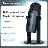Cardioid Pickup USB Bluetooth Microphone Condenser Mic With Quick Mute,Plug & Play For Recording Streaming Podcasting