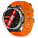 HT30 Outdoor Sports Watchproof Smartwatch Men With Flashlight Compass BT Calls Remote Control Photography Heart Rate Monitor