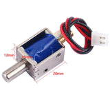 Solenoid Lock Electromagnetic Valve Lock LY-032 DC12V Mini Electric Lock Push-pull Round Mouth Solenoid Valve Electric Bolt Lock