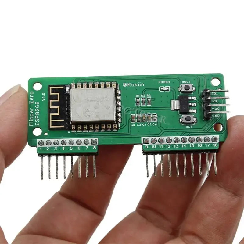 Flipper Zero ESP8266 Deauther Module-WiFi Pen Test Tool with V2 Firmware NodeMCU Compatible Wireless Security Scanner Packet