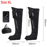 Wireless Rechargeable Heat Therapy Leg Air Compression Massager Improve Blood Circulation Relieve Fatigue Alleviate Muscle Relax