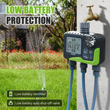 RAINPOINT Sprinkler Timer 3 Zone Programmable Water Timer for Garden Hose Faucet Timer for Automatic/Manual/Rain Delay Watering