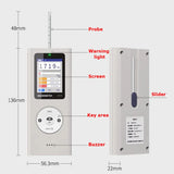 0-25000GS  Hall Sensor Digital Tesla Meter, Handheld Magnetic Induction Intensity Detector