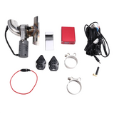 51mm Car Exhaust Sound Valve System Clamp Pipe Connect Remote Controller Switch Button Adjustable Modification Kit