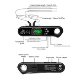 3 in 1 Digital Meat Thermometer for Cooking  LCD Digital Display 2-3s Instant Read Meat Thermometer Grilling Cooking BBQ Kitchen