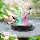 ABWG-3.5W Solar Fountain for Bird Bath LED Solar Water Fountains with 2200mAh Battery Solar Powered Fountain