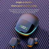 New TWS Wireless Bluetooth Headset Earphone Bluetooth Sport Inear Earbuds Headset with Mic Apply to smartphones