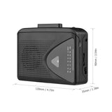 Portable Cassette Player Personal Walkman AM/FM Radio with 3.5mm Eeadphone Jack